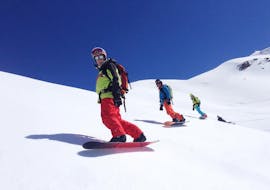 Snowboardlessen vanaf 7 jaar voor alle niveaus met Skischool ESF La Plagne