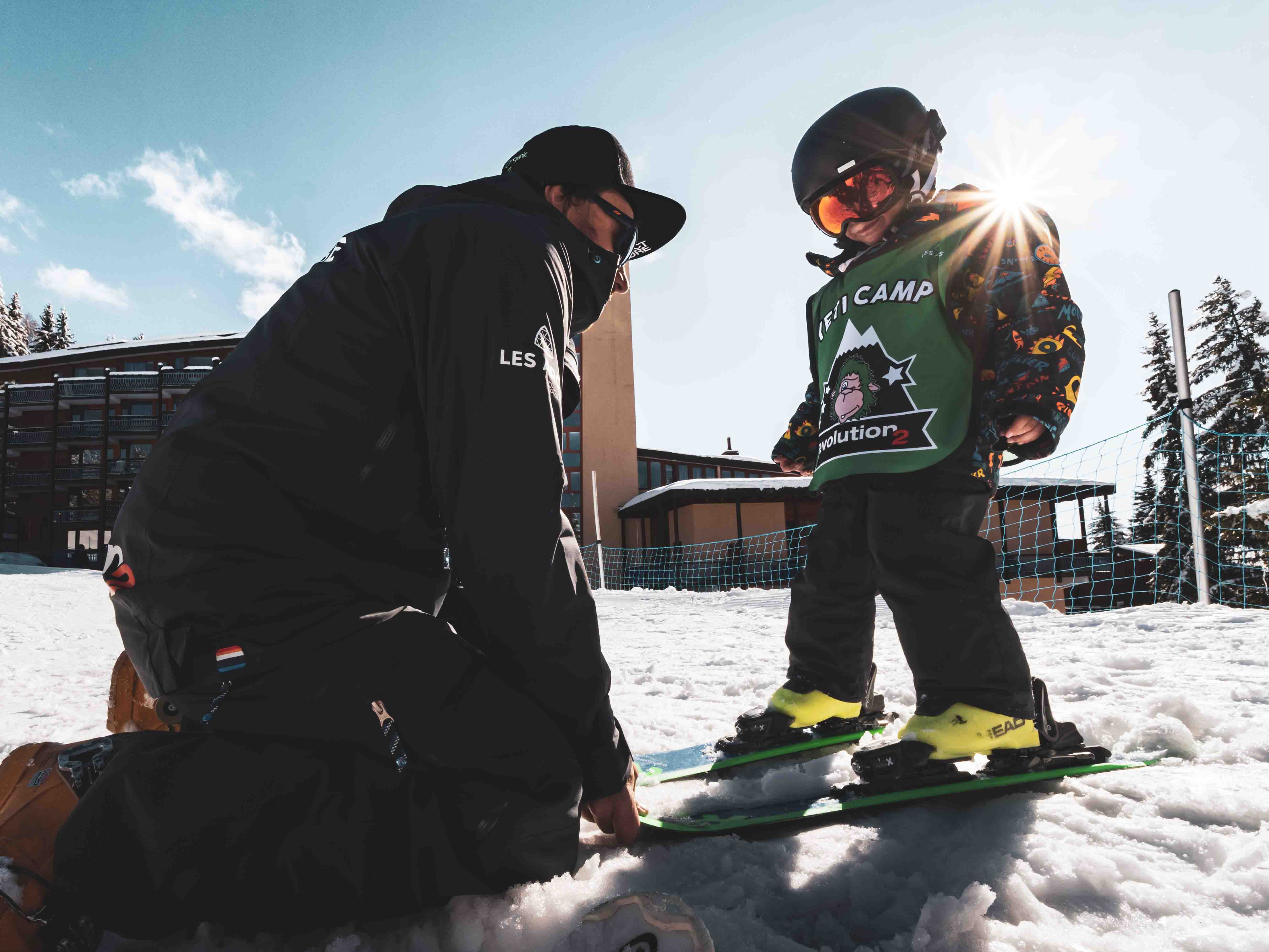 Kids Ski Lessons (3 y.) - Arc 1800 from Arc Aventures by Evolution 2 1800 .