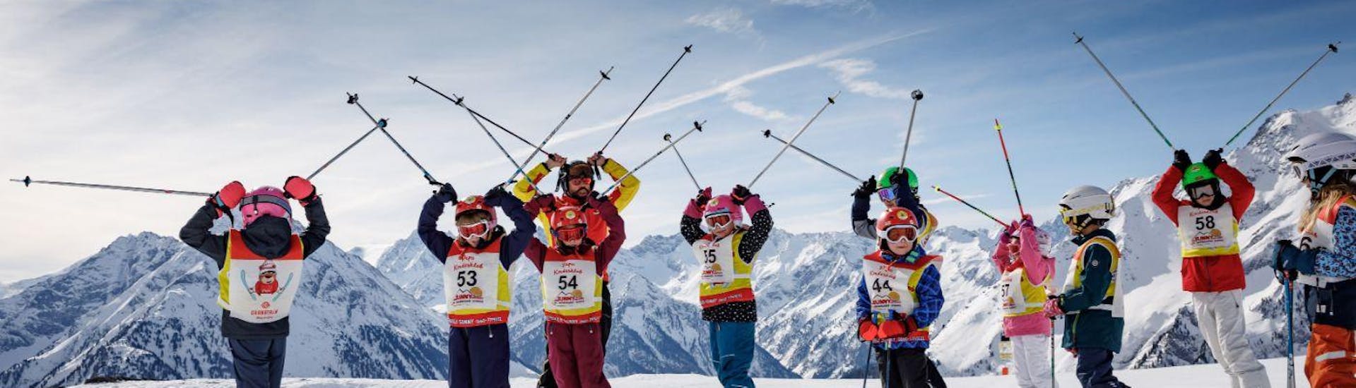 Kids Ski Lessons (4-14 y.) for Intermediate Skiers with Skischule Sunny Finkenberg - Hero image