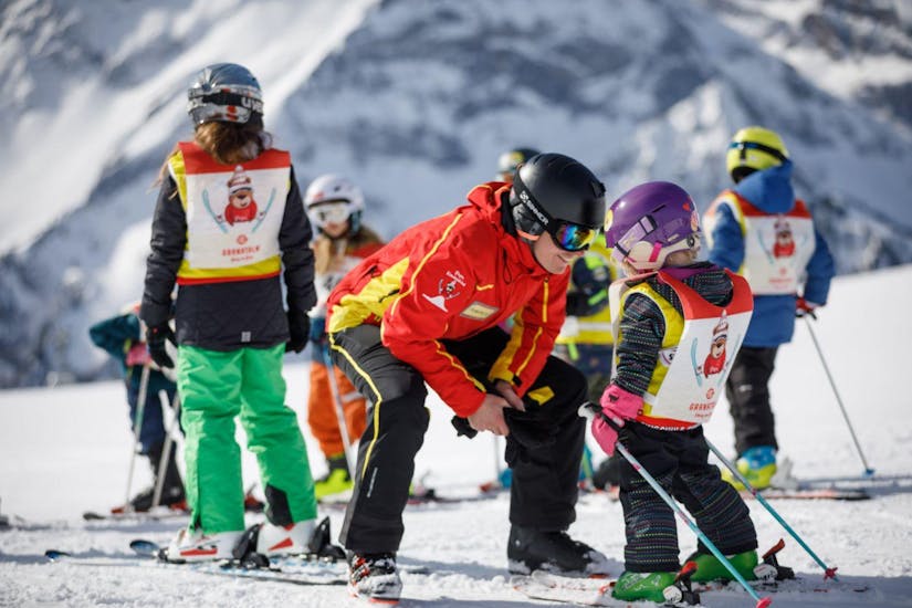 Kids Ski Lessons (4-14 y.) for First Timers.