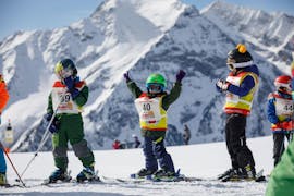 Kids Ski Lessons (4-14 y.) for First Timers from Skischule Sunny Finkenberg.