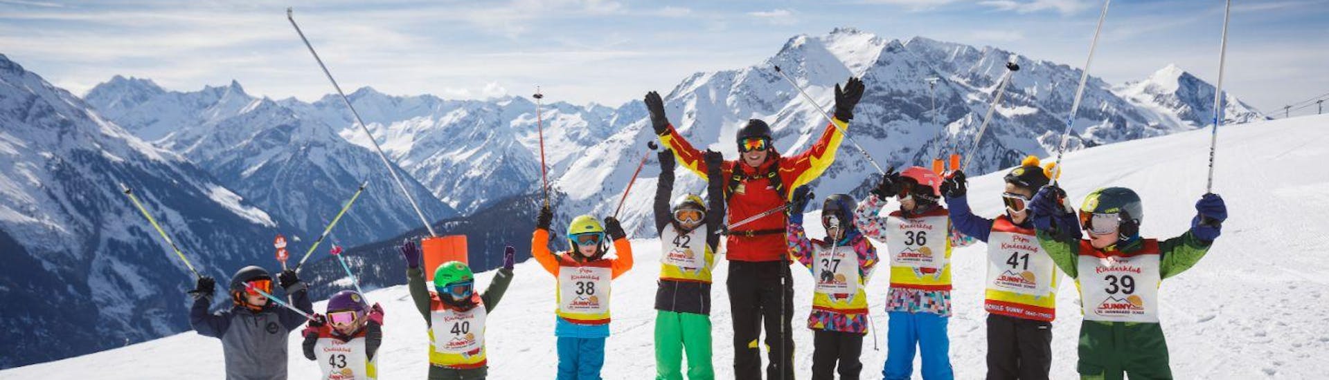 Kids Ski Lessons (4-14 y.) + Ski Hire Package for Intermediate Skiers  with Skischule Sunny Finkenberg - Hero image