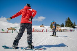Lezioni di Snowboard a partire da 8 anni per principianti con HERBST Ski School Lofer.