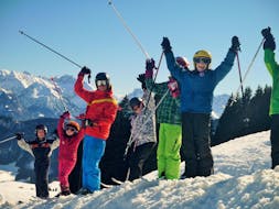 Skilessen voor kinderen (6-14 jaar) + skiverhuurpakket voor alle niveaus met Erste Skischule Bolsterlang.