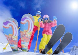 Clases de esquí privadas para niños para todos los niveles con Erste Skischule Bolsterlang.