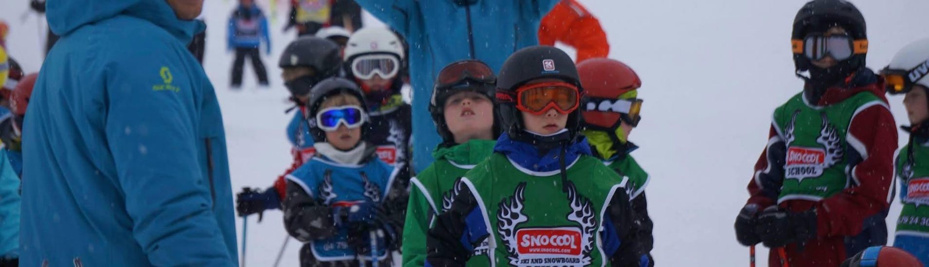 Kid doing Kids Ski Lessons "Kidz 4" (4 y.) in Tignes with Snocool.