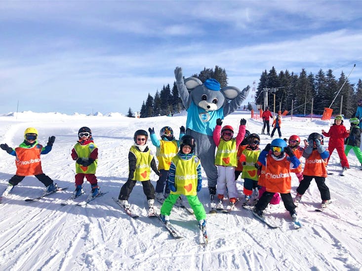 Kids Ski Lessons (5-15 y.) in Les Carroz.
