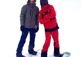 Private Snowboarding Lessons (from 9 y.) for All Levels from Swiss Ski School Crans-Montana.