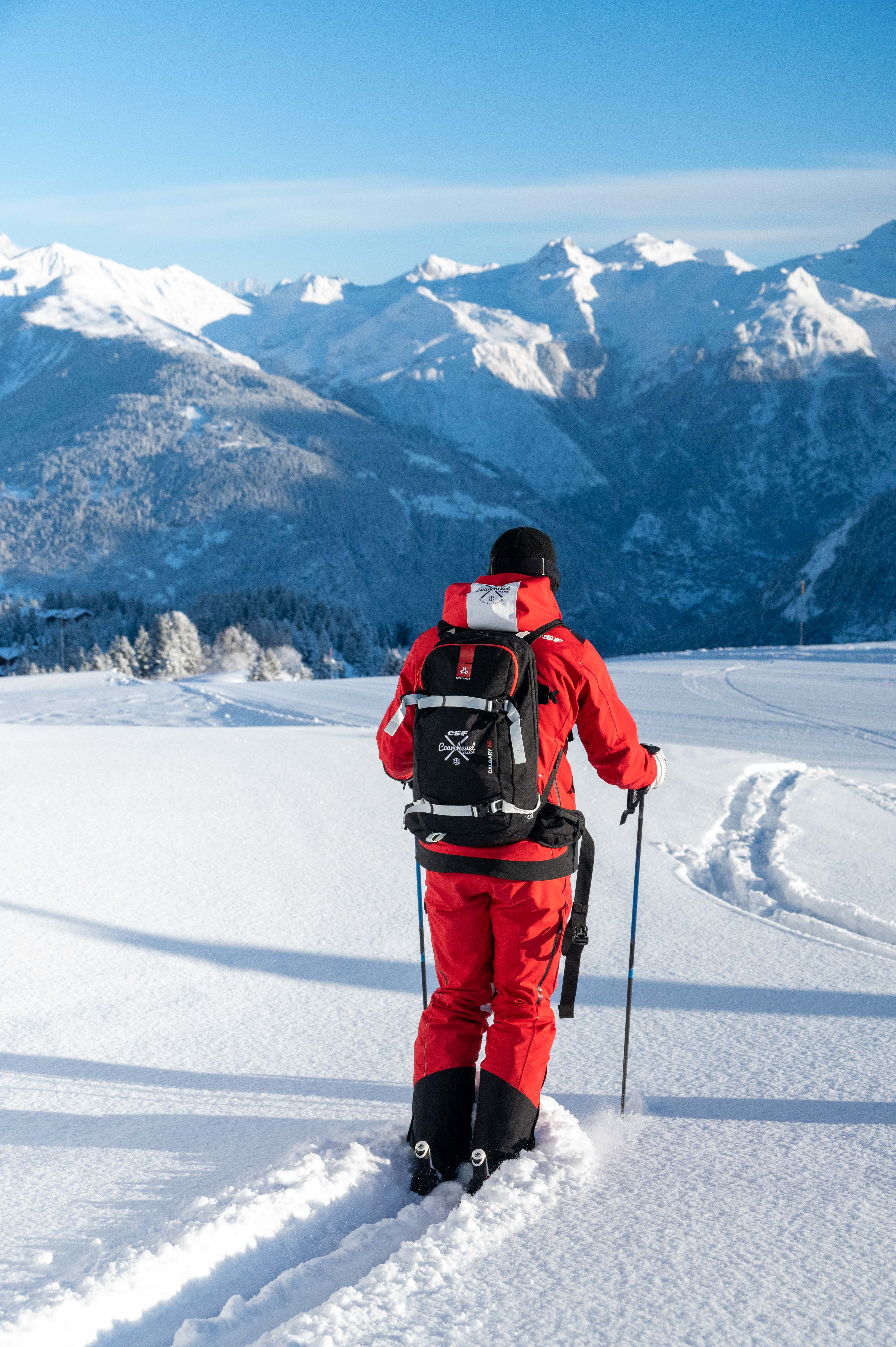 Cours particulier de ski de fond avec ESF Courchevel Village.