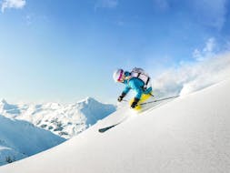 Privélessen off-piste skiën voor gevorderden met Skischool Ski Experience Serre-Chevalier.