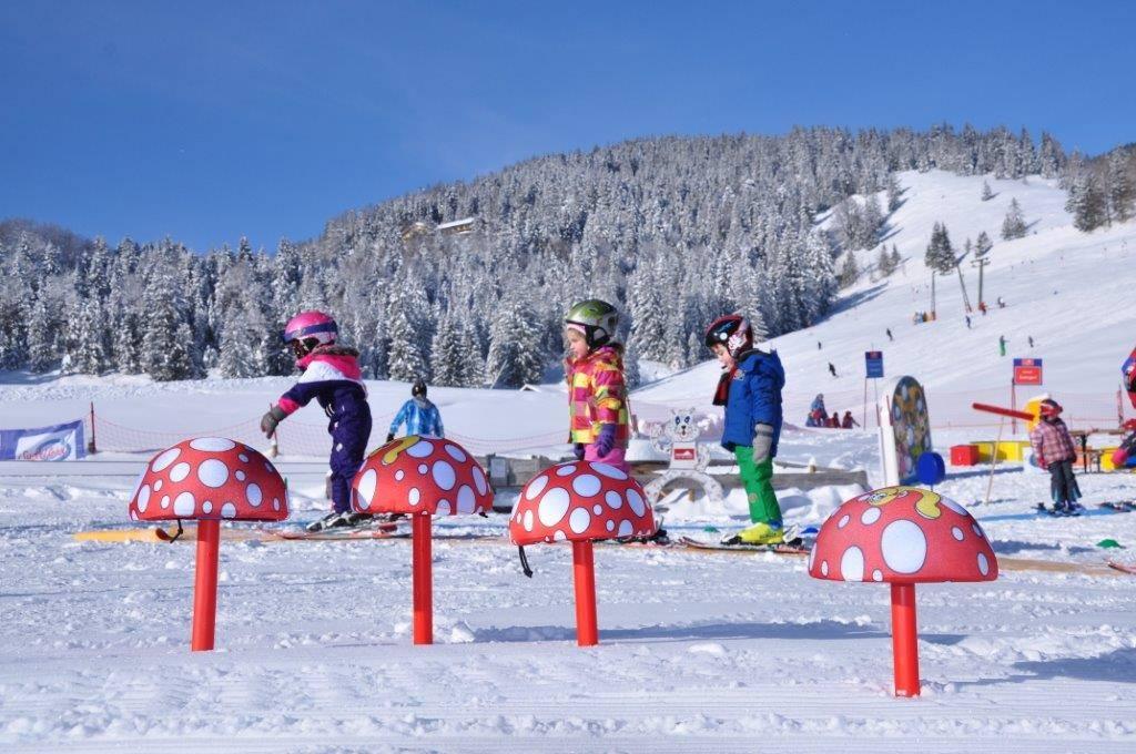 Children at Snuki Kinderpark on Suderfeld, Alpine and Winter Sports School TOP ON SNOW Sudelfeld