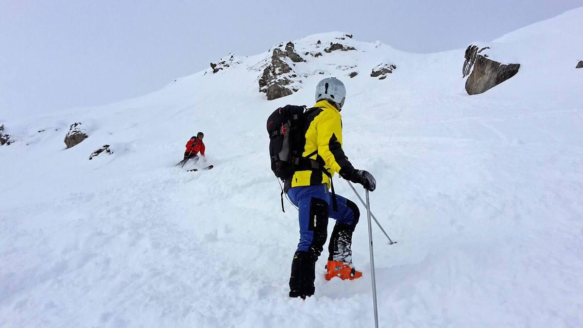 Deep snow skiing with the Alpine and winter sports school TOP ON SNOW Sudelfeld