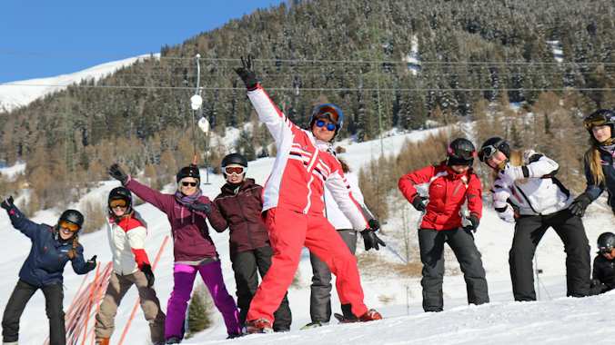 Teens Ski Lessons (8-14 y.) for Advanced Skiers in Nauders