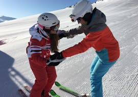 Clases de esquí para adultos para principiantes con Skischule Pfunds .