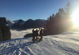 Lezioni private di Snowboard per tutti i livelli con Snowcamp Martina Loch Spitzingsee.