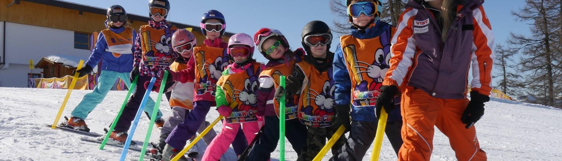 Kids Ski Lessons (4-14 y.) for All Levels - Half Day from Skischule Toni Gruber.