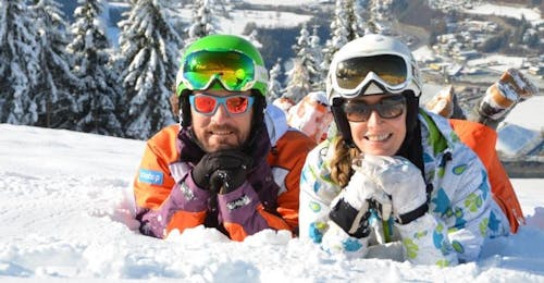 Adult Ski Lessons for All Levels Adult Ski Lessons for All Levels from Skischule Toni Gruber.