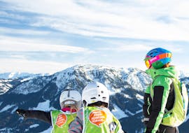 Kinder-Skikurs (5-12 J.) für Fortgeschrittene mit Tiroler Skischule Aktiv Brixen im Thale.