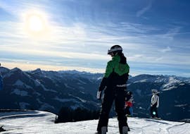 Lezioni di Snowboard per principianti con Tiroler Skischule Aktiv Brixen im Thale.
