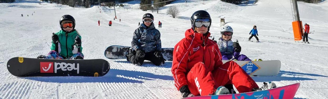 Kids & Adult Snowboarding Lessons for Beginners (from 8 y.)