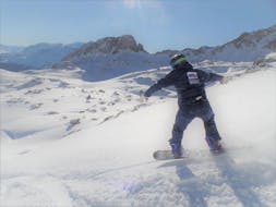Clases de snowboard privadas para principiantes con Snowsports School Engadin Snowsports.