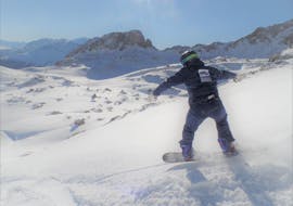 Clases de snowboard privadas para principiantes con Snowsports School Engadin Snowsports.