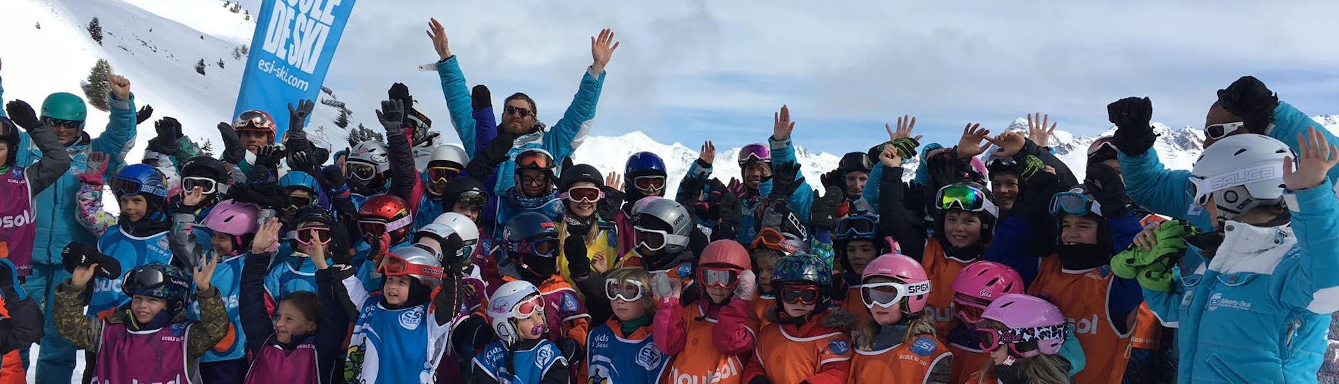 Cours de ski Enfants (5-17 ans) pour Tous niveaux.