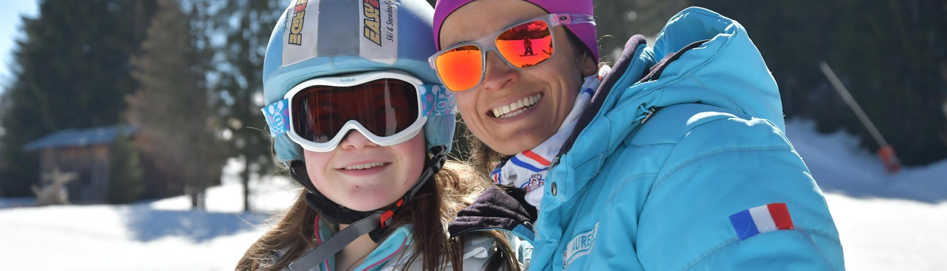 Lezioni private di sci per bambini a partire da 5 anni per tutti i livelli.
