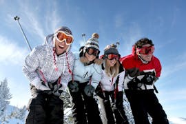 Clases de esquí para adultos a partir de 14 años para debutantes con ESI Easy2Ride Morzine.