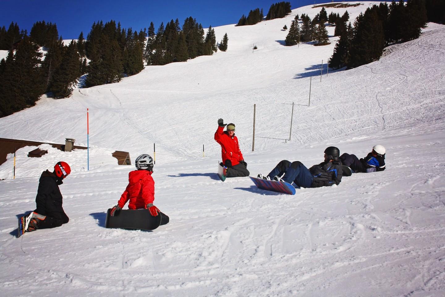 ▷ Cours de snowboard Enfants & Adultes pour Tous niveaux à partir de 50 CHF  - Champéry - CheckYeti