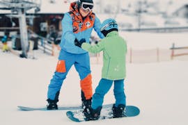 Privé snowboardlessen vanaf 4 jaar voor alle niveaus met Skischule Total Tulfes/Rinn.