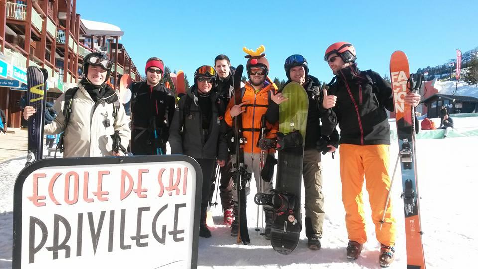 Snowboard Instructor Private All Levels & Ages Ski School Privilège