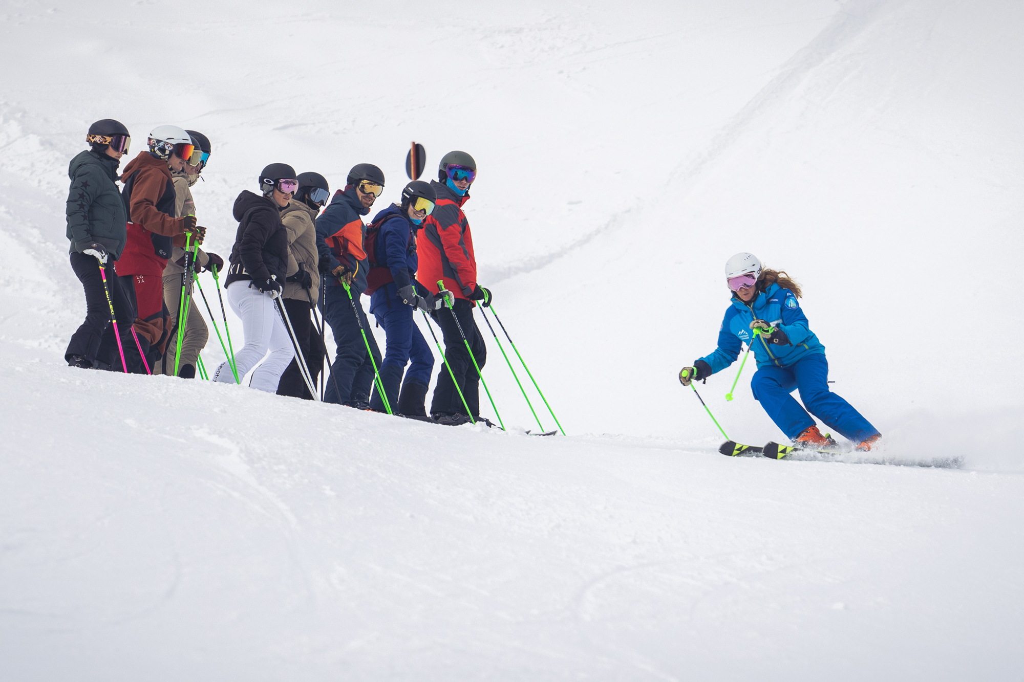 Teen & Adult Ski Lessons (from 15 y.) for First Timers.
