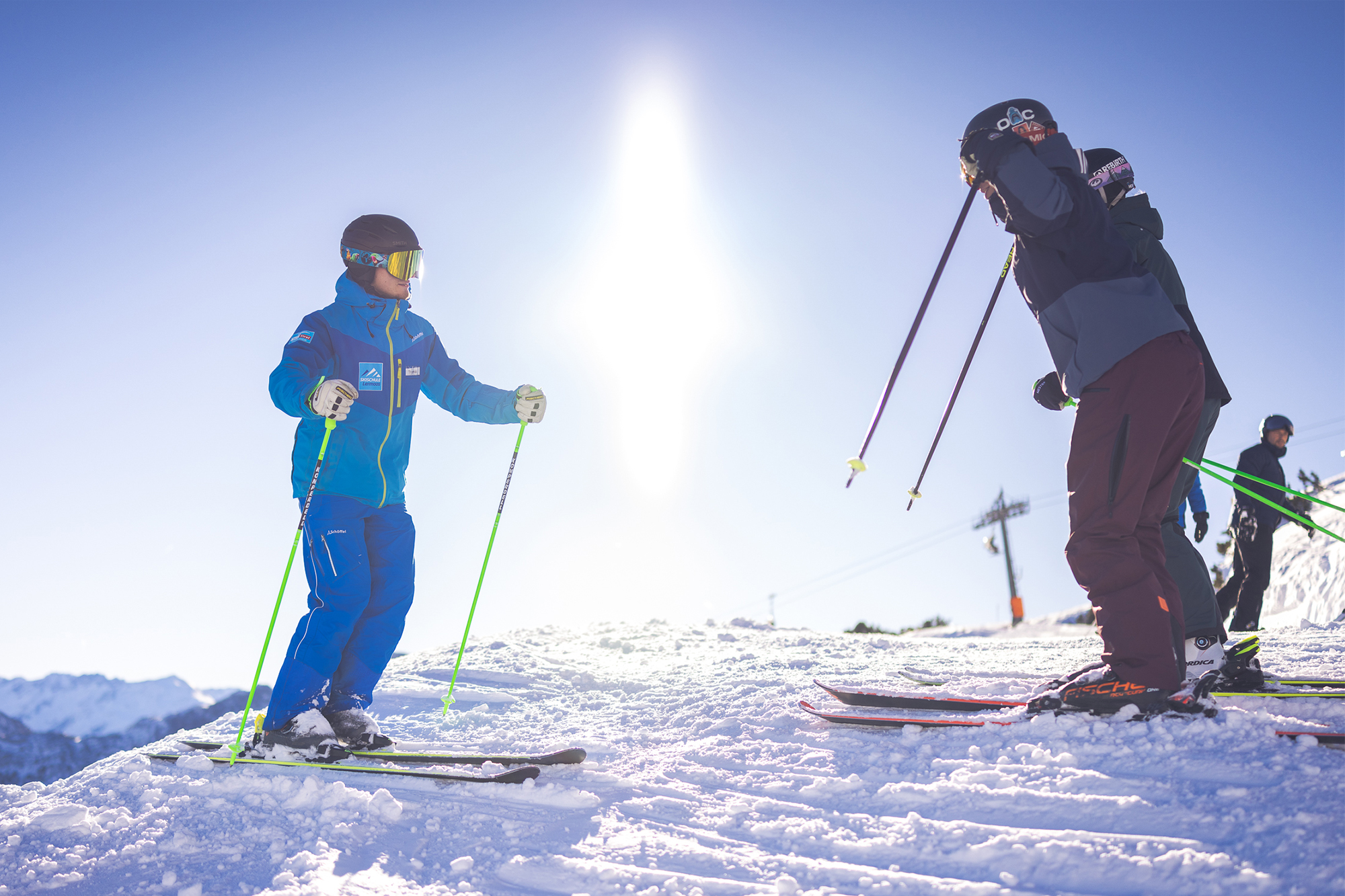 Lezioni private di sci per bambini per tutti i livelli con Tiroler Skischule Lermoos Pepi Pechtl.
