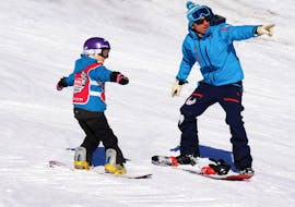 Clases particulares de snowboard para todos los niveles y edades con École de ski SnoCool Espace Killy.