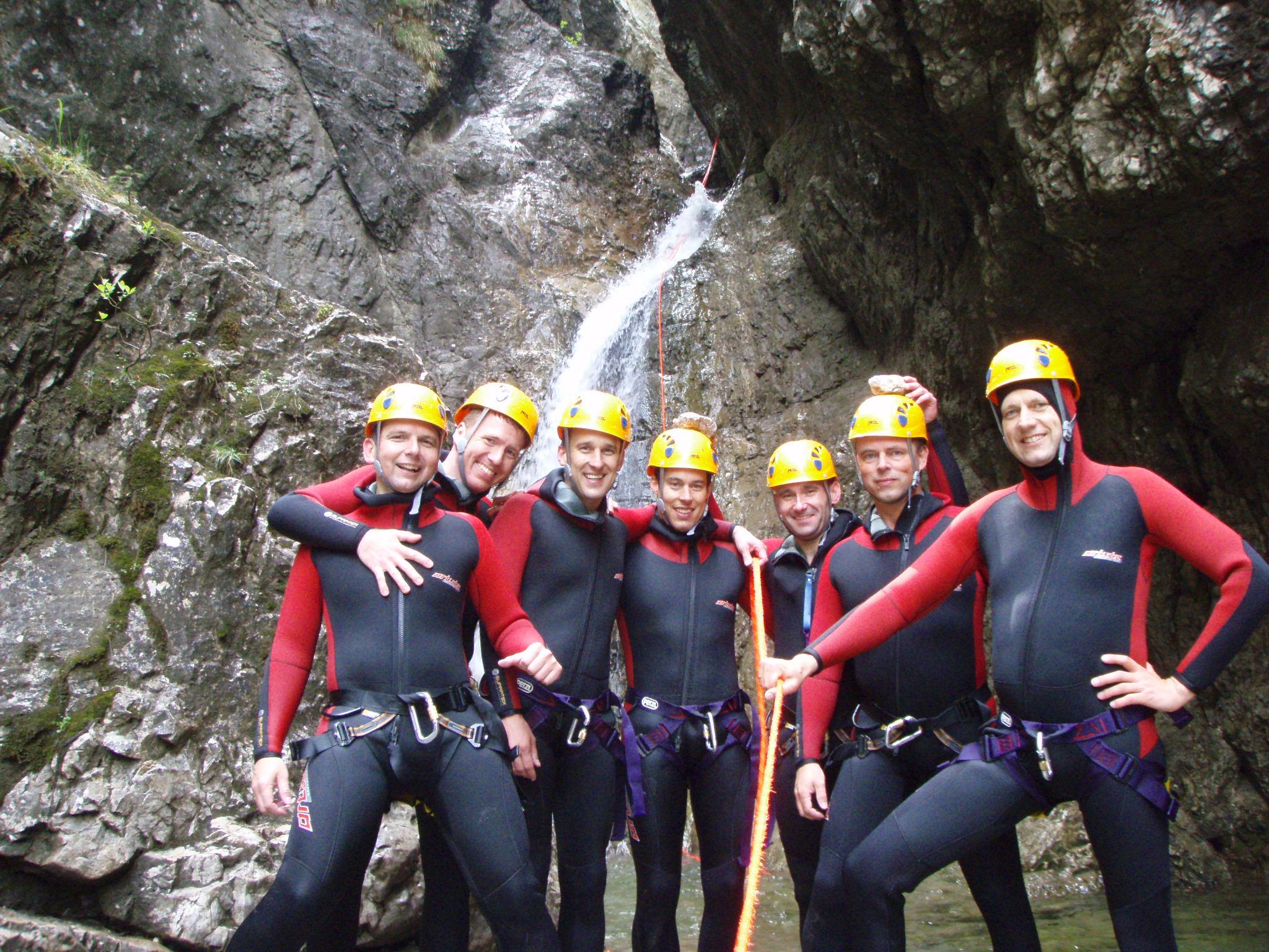 Group photo in the Canyon, White Mountain