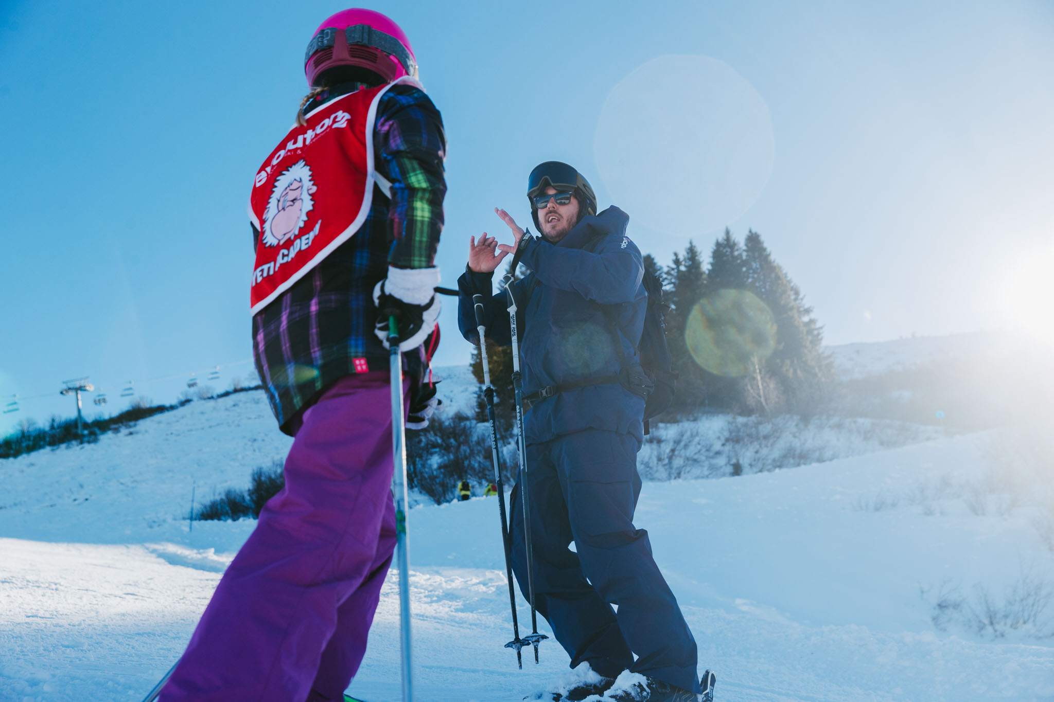 Kinder-Skikurse (6-14 Jahre) für alle Levels mit École de ski Evolution 2 La Clusaz.