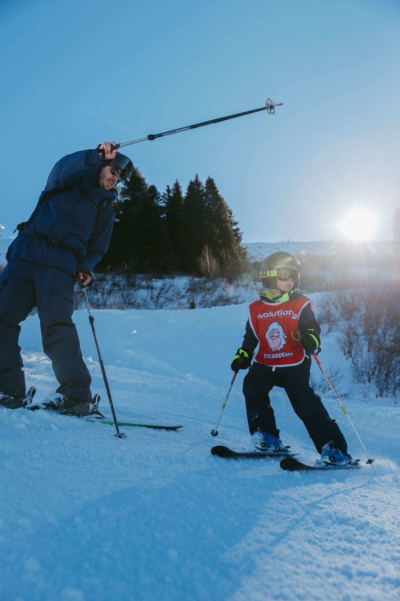 Privé skilessen voor kinderen en tieners van alle leeftijden met Skischool Evolution 2 La Clusaz.