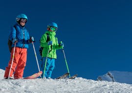 Erwachsene geben privaten Skikurs für Erwachsene für alle Levels bei Evolution 2 La Clusaz.