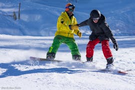 Adults are doing Private Snowboarding Lessons for All Levels - February with Evolution 2 La Clusaz.
