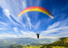 Tandem paragliding vanaf Harschbichl - Thermiek Vlucht met Mountain High Adventure Center Tirol.