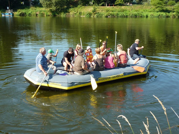 Raft Rental Day Tour from Grimma to Vereinigte Mulde.