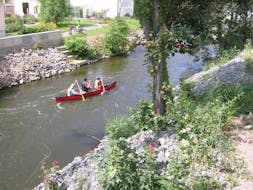 Kayak y piragua fácil en Podelwitz - Mulde con Wassersport Sachsen - Grimma an der Mulde.