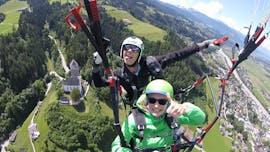 Volo panoramico in parapendio biposto a Schwaz - Zintberg.