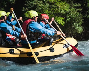 Rafting facile à Rablà (Rabland) - Adige (Etsch) avec Adventure Südtirol.