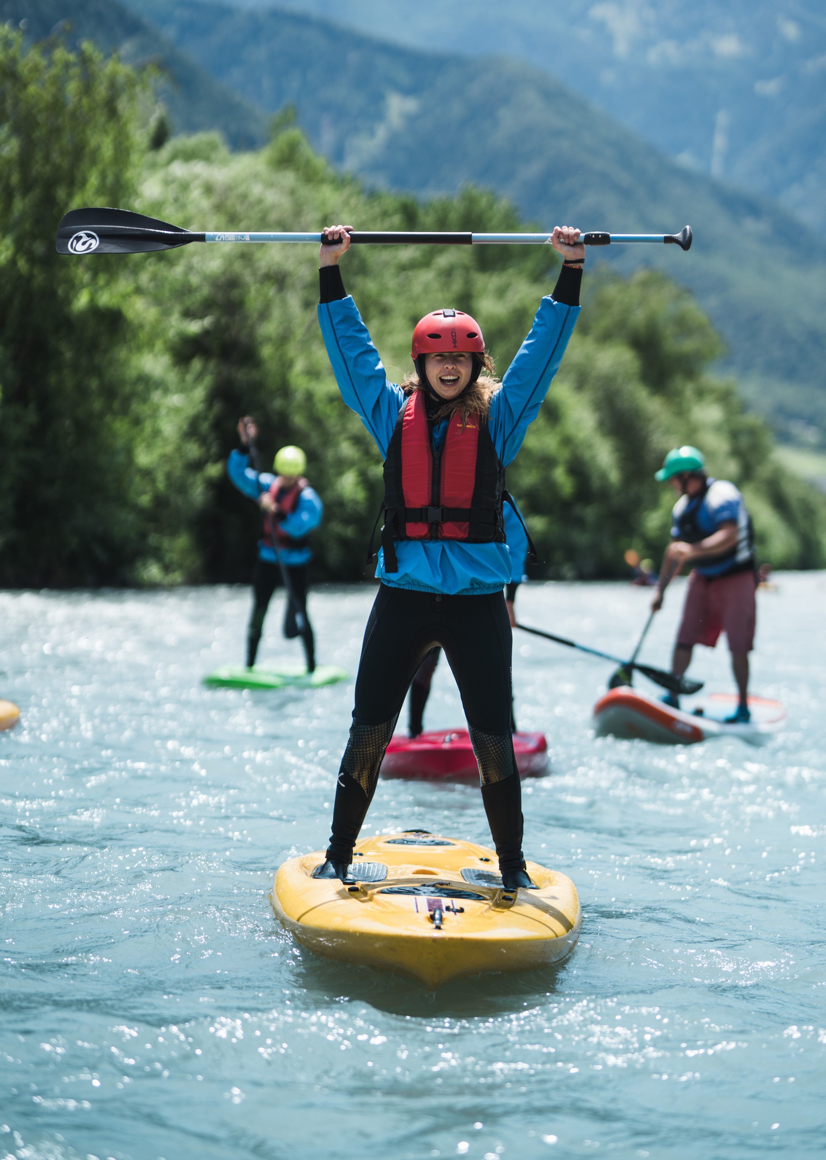 Stand Up Paddle verhuur in Rabland (Rablà) vanaf 13 jaar voor alle niveaus met Adventure Südtirol.
