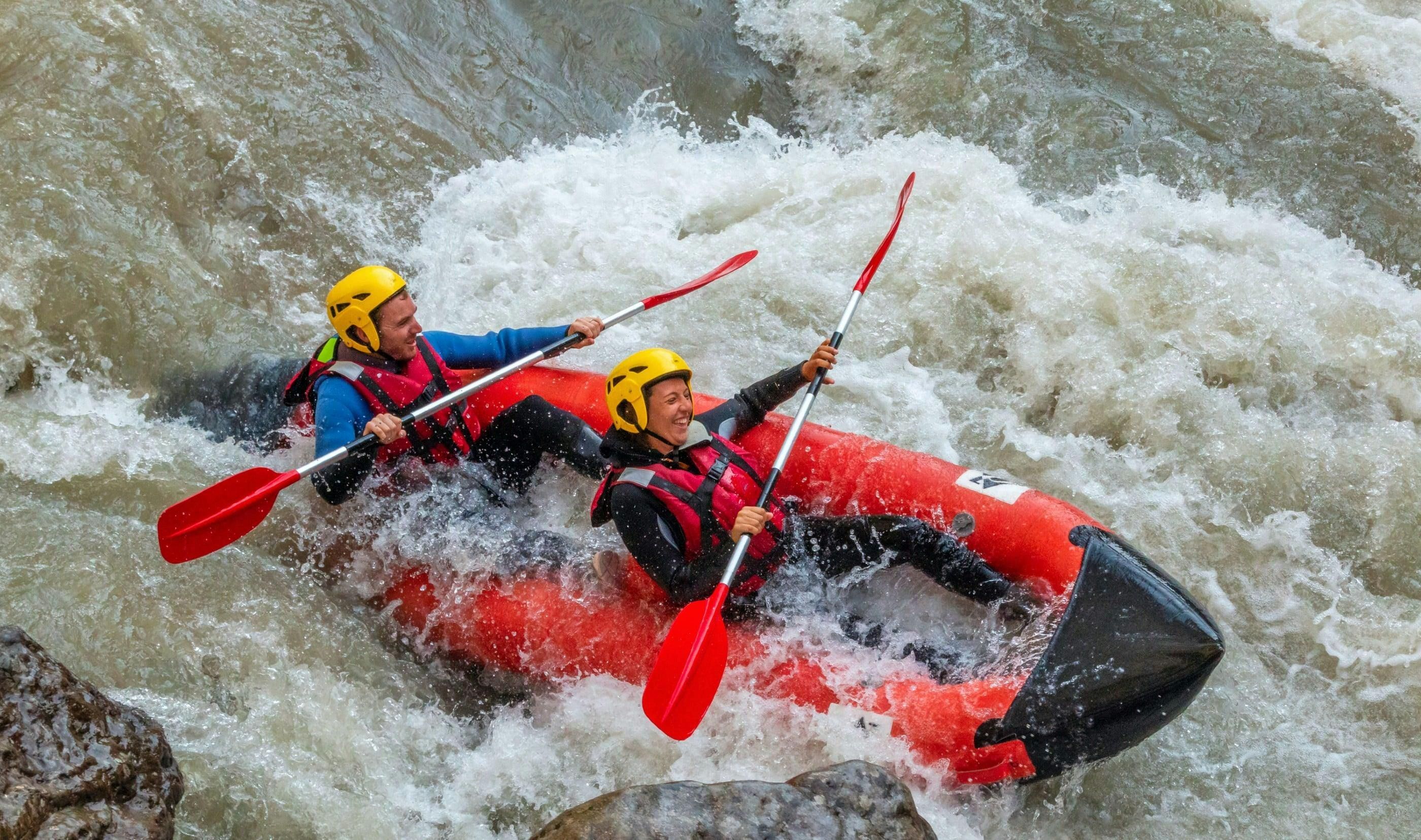 Canoë-raft sur le Verdon - 2 h 30 avec Yeti Rafting Verdon.