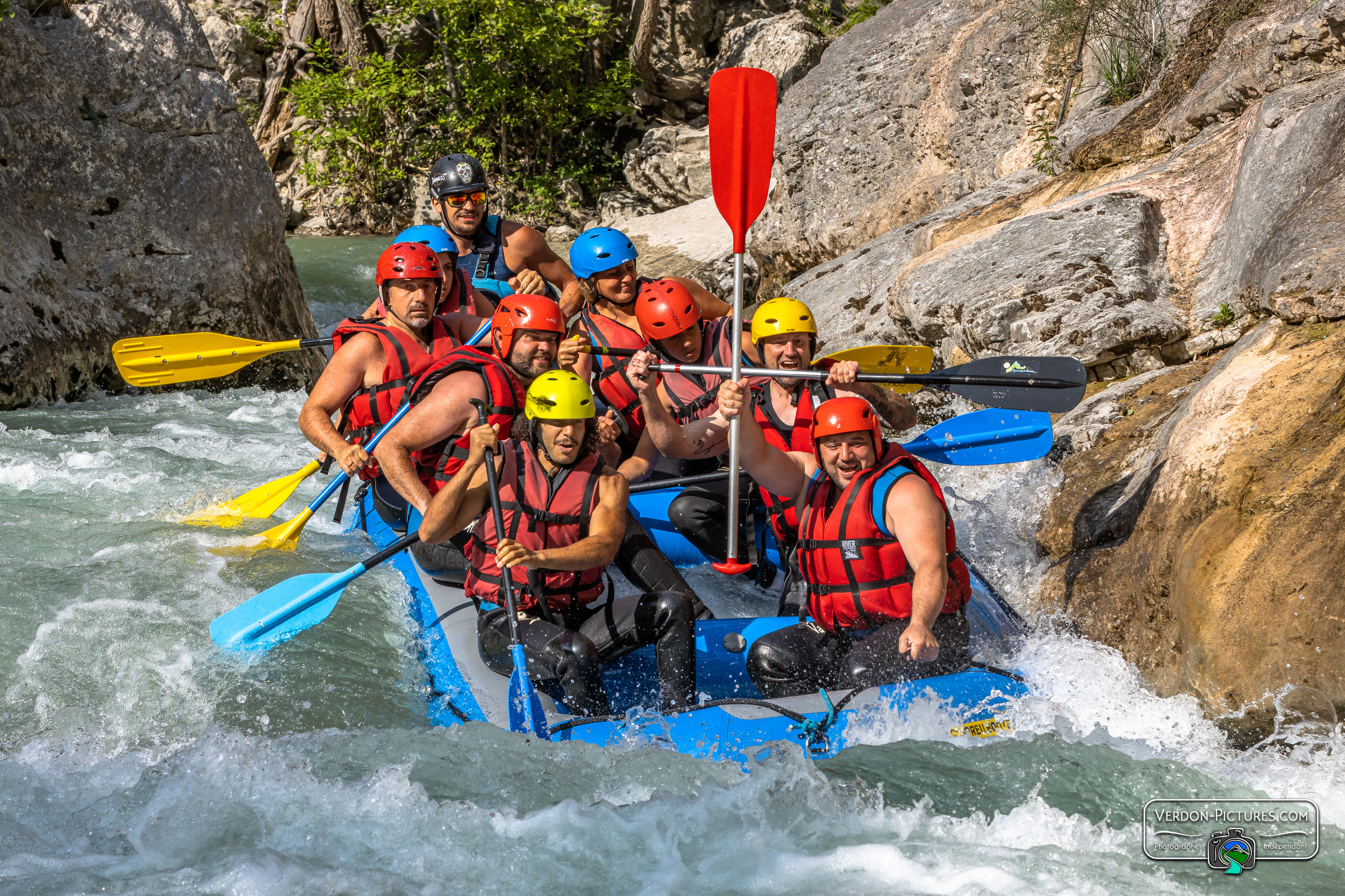 Rafting Verdon - 2h30 mit Raft Session Verdon.