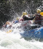 A group of participants having fun during the Rafting on the Isarco - Long Tour with Club Activ.