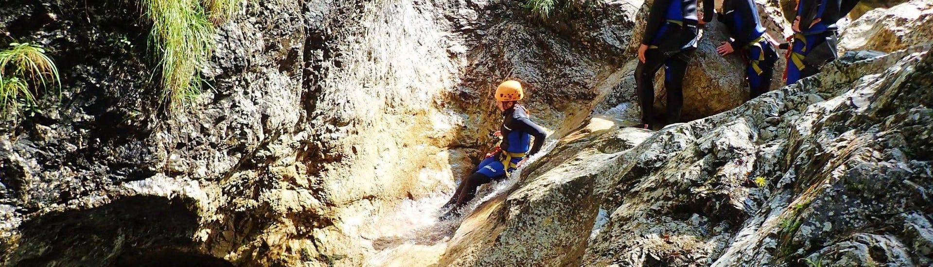 Photo du canyoning classique dans les gorges de Sušec près de Bovec avec Soča Rafting.